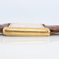 Vintage 18k Gucci Tank Watch. 18k Yellow Gold Gucci 710L Wrist Watch.