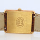 Vintage 18k Gucci Tank Watch. 18k Yellow Gold Gucci 710L Wrist Watch.