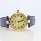 Genuine Cartier Watch. Must de Cartier Vendome Round Argent Vermeil White Face