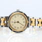 Genuine HERMES Stainless Steel 24mm Round Clipper Quartz Watch Champagne.
