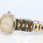 Genuine HERMES Stainless Steel 24mm Round Clipper Quartz Watch Champagne.