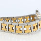 Genuine HERMES Stainless Steel 24mm Round Clipper Quartz Watch Champagne.