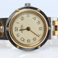 Genuine HERMES Stainless Steel 24mm Round Clipper Quartz Watch Champagne.