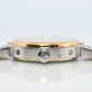Genuine HERMES Stainless Steel 24mm Round Clipper Quartz Watch Champagne.