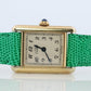 Vintage Must de Cartier Tank 1613 Watch. Vermeil ARGENT 925 Small Tank