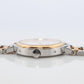 Genuine HERMES Stainless Steel 30mm Round Clipper Quartz Watch White.