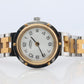 Genuine HERMES Stainless Steel 24mm Round Clipper Quartz Watch White Dial.