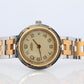 Genuine HERMES Stainless Steel 24mm Round Clipper Quartz Watch Champagne Dial.