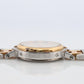 Genuine HERMES Stainless Steel 24mm Round Clipper Quartz Watch Champagne Dial.