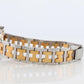 Genuine HERMES Stainless Steel 24mm Round Clipper Quartz Watch Champagne Dial.