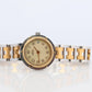 Genuine HERMES Stainless Steel 24mm Round Clipper Quartz Watch Champagne Dial.
