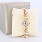 Mikimoto Watch. Mikimoto Pearl Dangle Bracelet Ladies Watch. MOP Dial