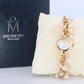 Mikimoto Watch. Mikimoto Pearl Dangle Bracelet Ladies Watch. MOP Dial