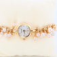 Mikimoto Watch. Mikimoto Pearl Dangle Bracelet Ladies Watch. MOP Dial