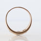 Antique 14k Triple Diamond signet ring. Gypsy Diamond bezel set into Signet band