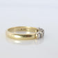 18K YG Princess Cut Diamond Anniversary Band. 18K Diamond Eternity Wedding Band