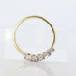 18K YG Princess Cut Diamond Anniversary Band. 18K Diamond Eternity Wedding Band