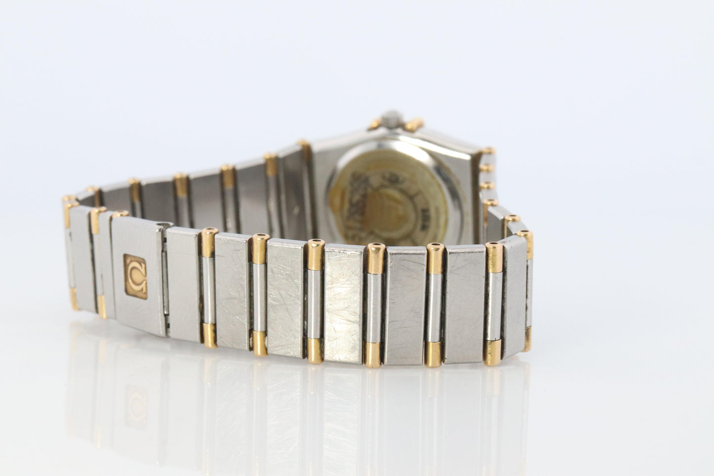 Omega Watch. Ladies Omega 796.1080 Constellation 18k YG and SS.