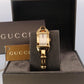 Vintage GUCCI Bangle 6800L Watch Gucci Ladies Bangle Gold Tone Bamboo Wristwatch