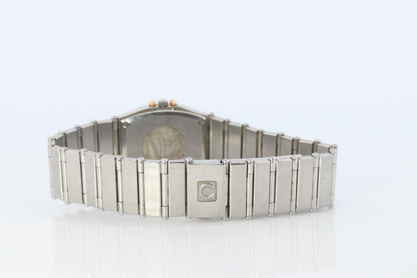 Omega Watch. Ladies Omega 1455 Constellation 18k YG and SS.