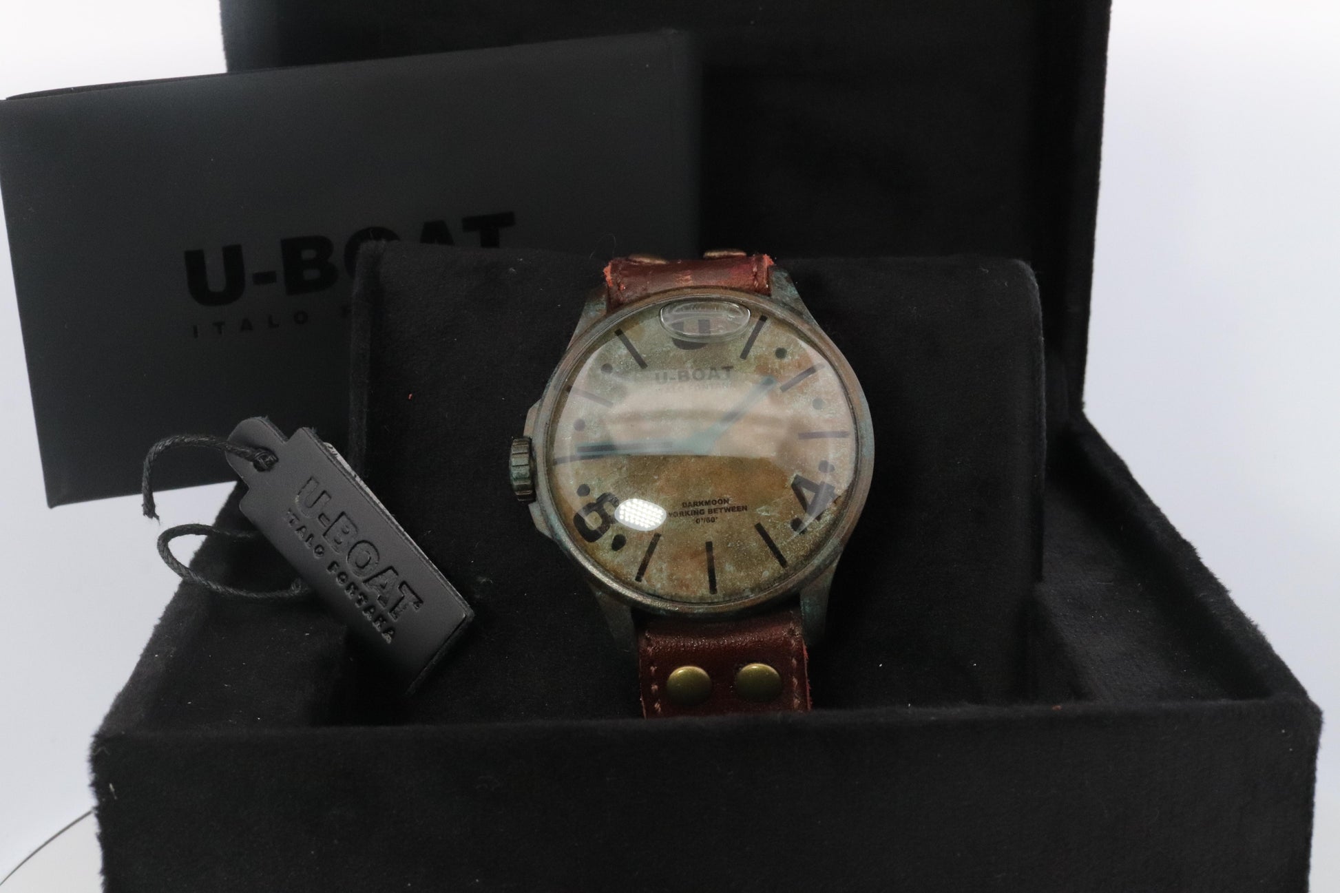 UBOAT Mens Watch. U-Boat Capsoil Darkmoon Unico. Italo Fontana PREOWNED!