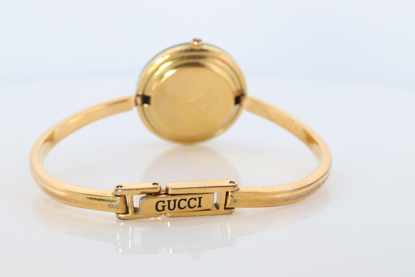Vintage GUCCI Quartz 11/12.2  Watch. Gucci Ladies Bangle Interchange Bezel watch