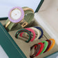 Vintage GUCCI Quartz 11/12.2  Watch. Gucci Ladies Bangle Interchange Bezel watch