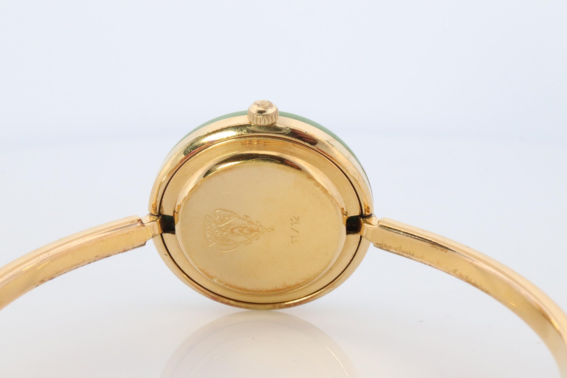 Vintage GUCCI Quartz 11/12  Watch. Gucci Ladies Bangle Interchange Bezel watch