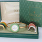Vintage GUCCI Quartz 11/12  Watch. Gucci Ladies Bangle Interchange Bezel watch