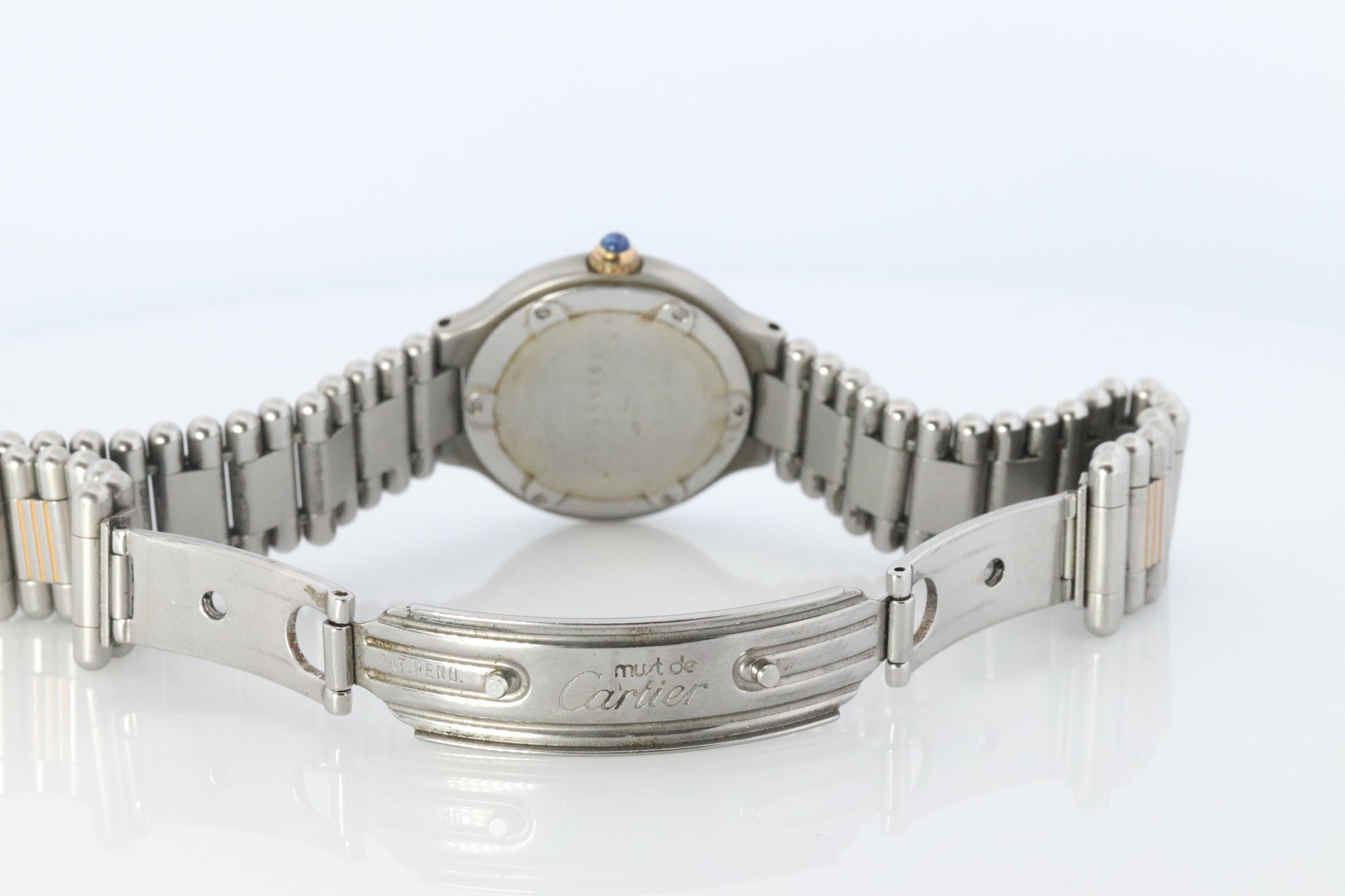 Genuine Cartier 9010 Watch. Must de Cartier 21 Stainless Steel Quartz Watch.