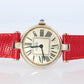 Genuine Cartier Watch. Must de Cartier Vendome Round Argent Vermeil White Face