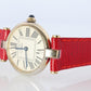 Genuine Cartier Watch. Must de Cartier Vendome Round Argent Vermeil White Face