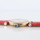 Genuine Cartier Watch. Must de Cartier Vendome Round Argent Vermeil White Face