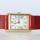 14k OMEGA x Tiffany & Co Tank Watch. 14k Yellow Manual Windup Omega