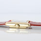 14k OMEGA x Tiffany & Co Tank Watch. 14k Yellow Manual Windup Omega