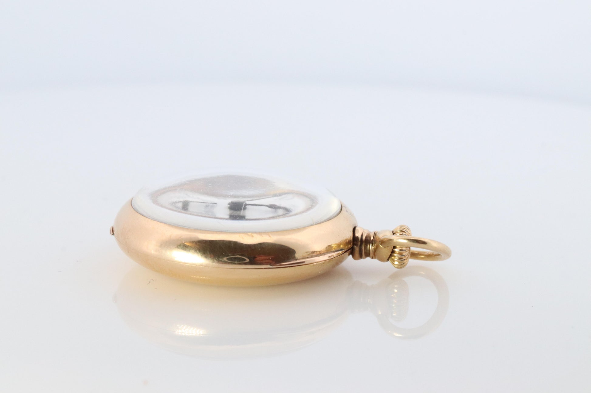 18k Tiffany and Co Pocket Watch. Antique 18k YG Tiffany Mechanical Watch. 30mm