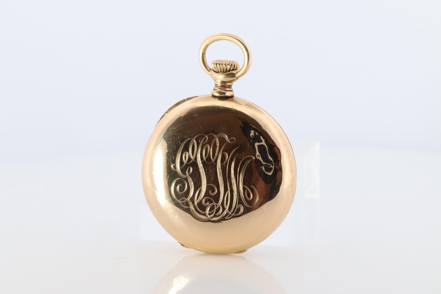 18k Tiffany and Co Pocket Watch. Antique 18k YG Tiffany Mechanical Watch. 30mm