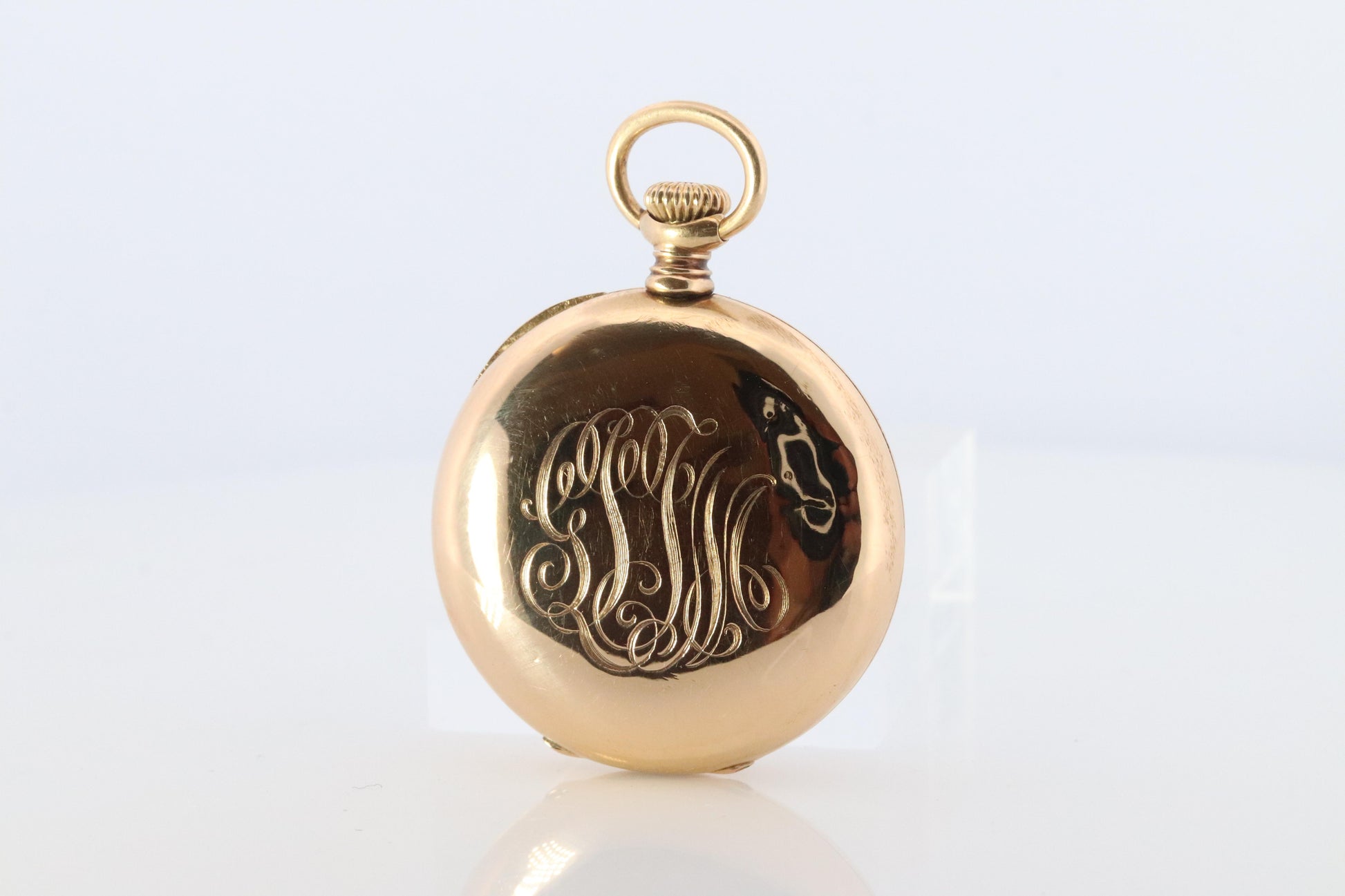 18k Tiffany and Co Pocket Watch. Antique 18k YG Tiffany Mechanical Watch. 30mm