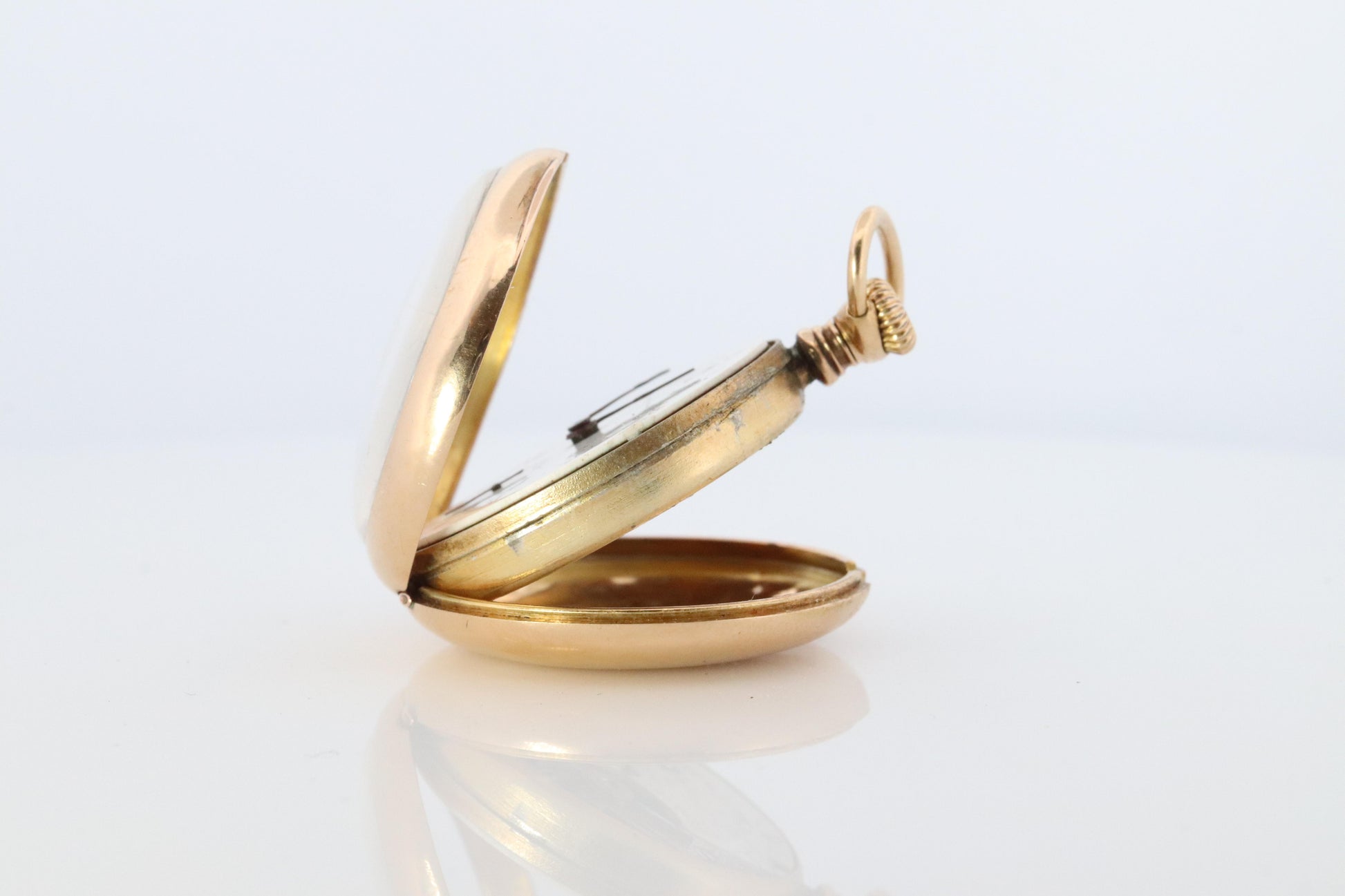 18k Tiffany and Co Pocket Watch. Antique 18k YG Tiffany Mechanical Watch. 30mm