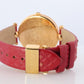Genuine Versace Watch. VERSACE Vanitas XL Red Enamel Dial Rose Gold-tone.