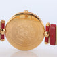 Genuine Versace Watch. VERSACE Vanitas XL Red Enamel Dial Rose Gold-tone.