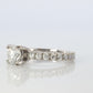 Harry Winston Diamond Ring. Round Diamond Engagement Solitaire PT950 Platinum.