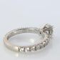 Harry Winston Diamond Ring. Round Diamond Engagement Solitaire PT950 Platinum.