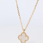 Van Cleef Arpels Alhambra Necklace . Genuine VCA 18k YG Mother of Pearl Pendant