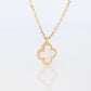 Van Cleef Arpels Alhambra Necklace . Genuine VCA 18k YG Mother of Pearl Pendant