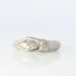 Carrera Y Carrera 18k Band. Carrera Y Carrera 750 White Gold  Adam Ring.