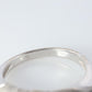 Carrera Y Carrera 18k Band. Carrera Y Carrera 750 White Gold  Adam Ring.