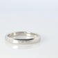 Preowned Van Cleef Arpels band. Genuine VCA PT950 Platinum Tendrement ring.