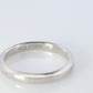 Preowned Van Cleef Arpels band. Genuine VCA PT950 Platinum Tendrement ring.