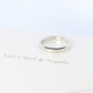Preowned Van Cleef Arpels band. Genuine VCA PT950 Platinum Tendrement ring.